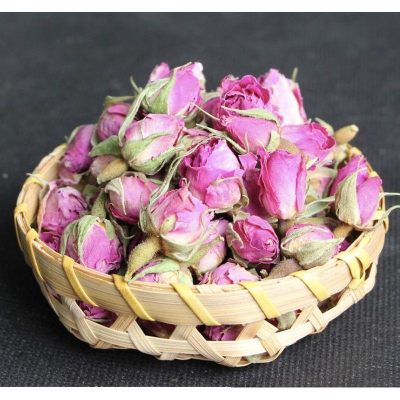 Цветы сушеные 'Бутоны роз' бордовые 30г
